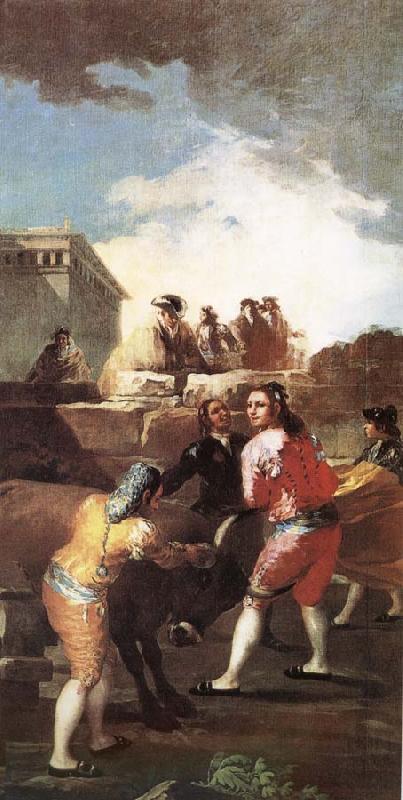 Francisco Goya La Novillada oil painting picture